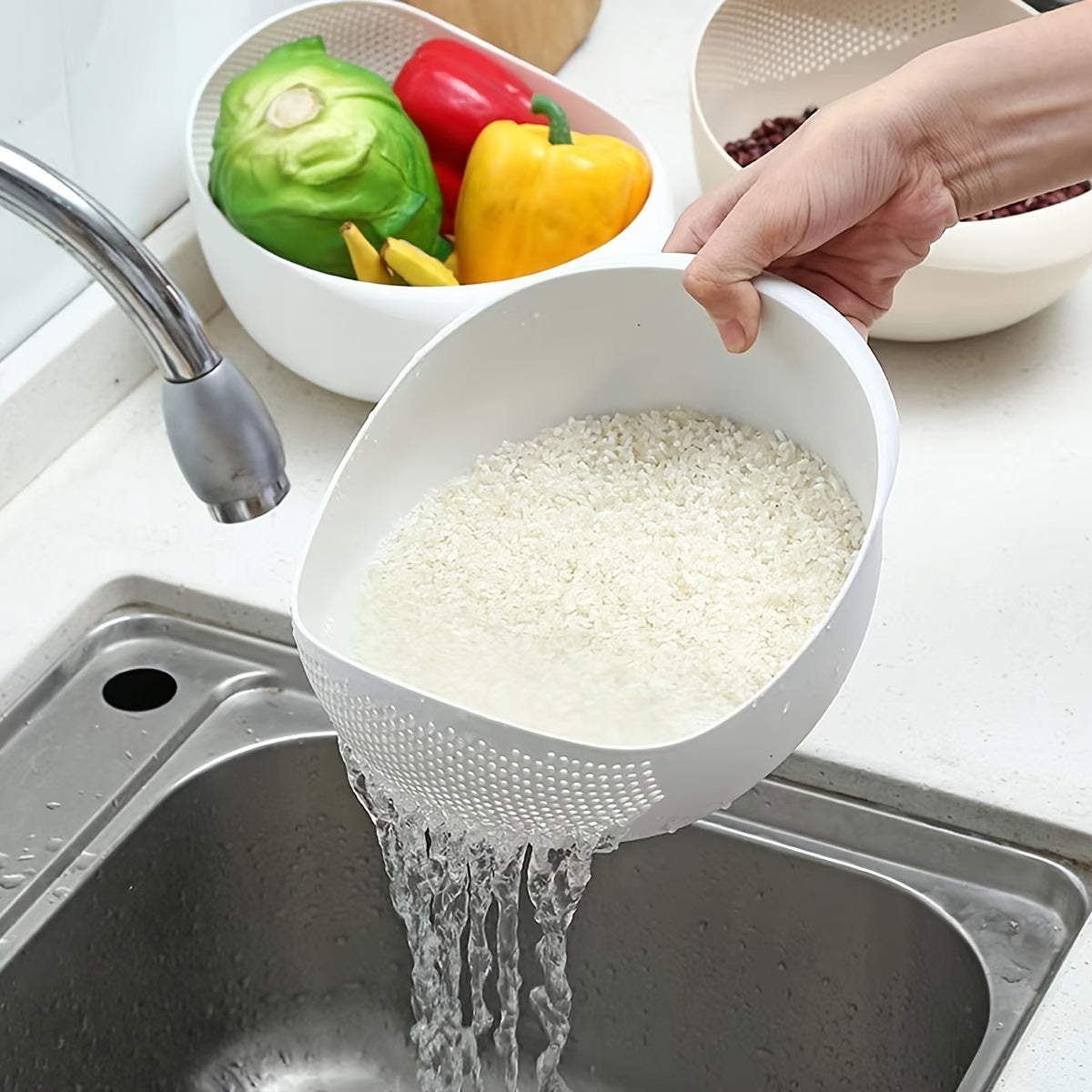 Multi-Purpose Rinse & Strain Bowl
