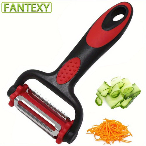 3-in-1 Peeler, Paring Knife & Grater – Compact Multi-Use Kitchen Tool